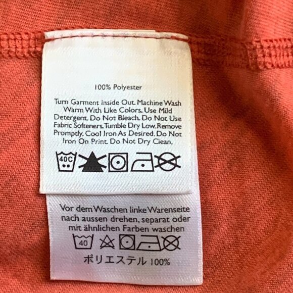 Eddie Bauer Short Sleeve V-Neck Tee Top Sz M Activewear/Athleisure #85K - Picture 8 of 8